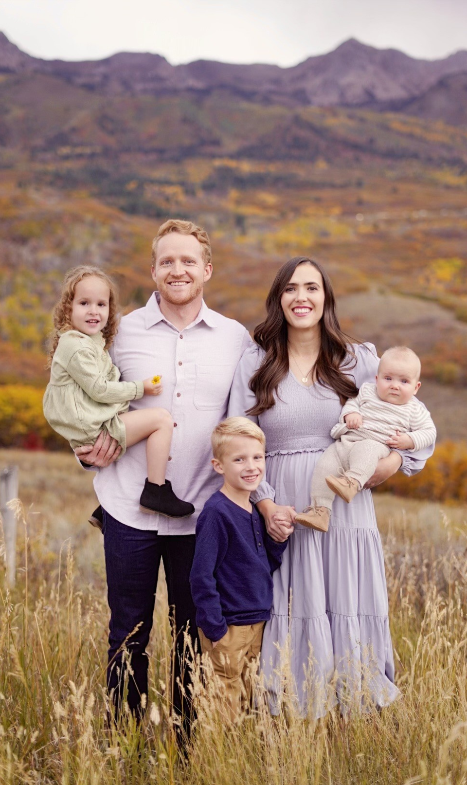 Dr. Nye and family outdoors